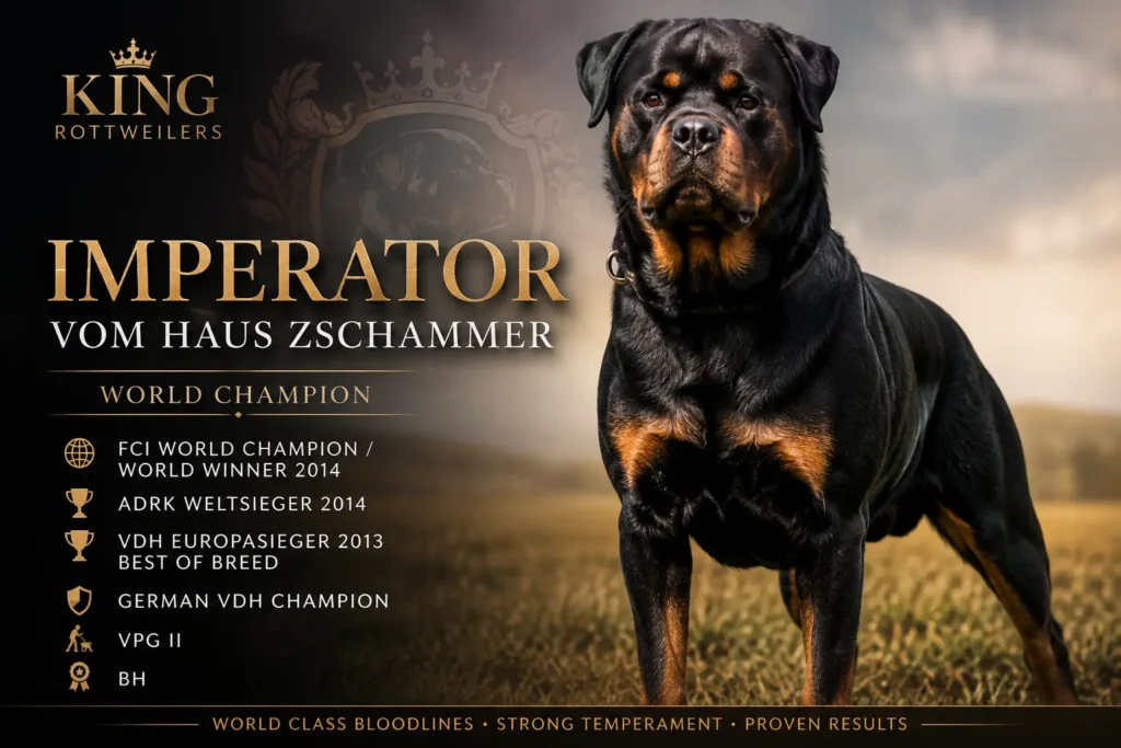 Imperator Vom Haus Zschammer – World Champion Rottweiler
