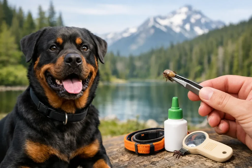Rottweiler Tick Prevention for Northwest Dogs